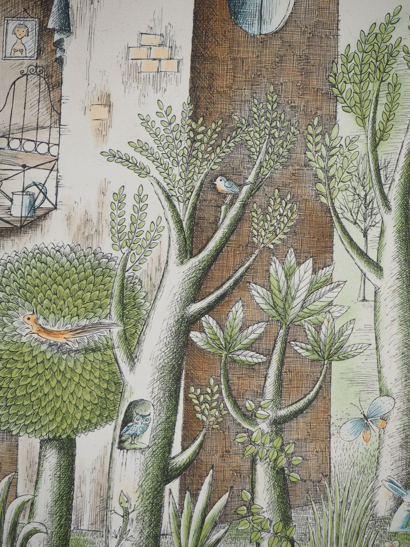 Raymond PEYNET : Les amoureux, je ne pouvais plus, Lithographie originale signée
