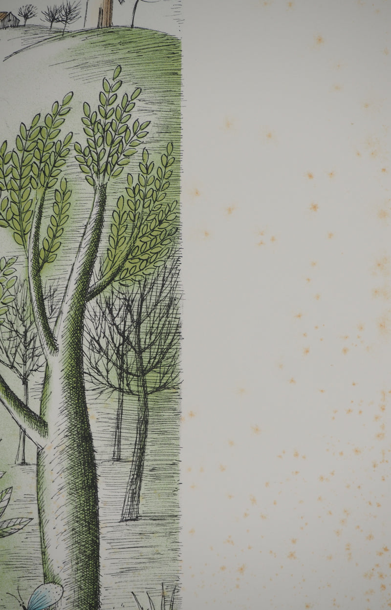 Raymond PEYNET : Les amoureux, je ne pouvais plus, Lithographie originale signée