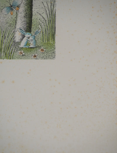 Raymond PEYNET : Les amoureux, je ne pouvais plus, Lithographie originale signée