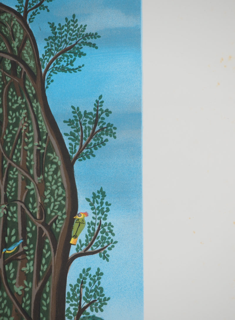 Raymond PEYNET : Les amoureux, la Giraudière, Lithographie originale signée