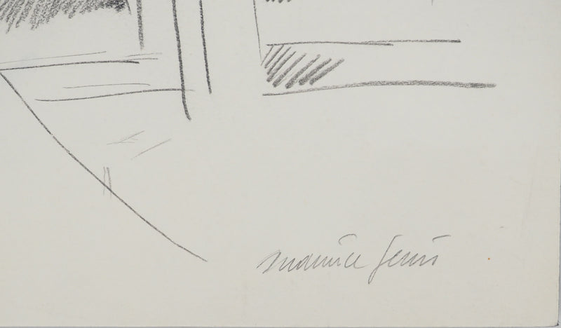 Maurice GENIS : Forêt tropicale, Dessin original