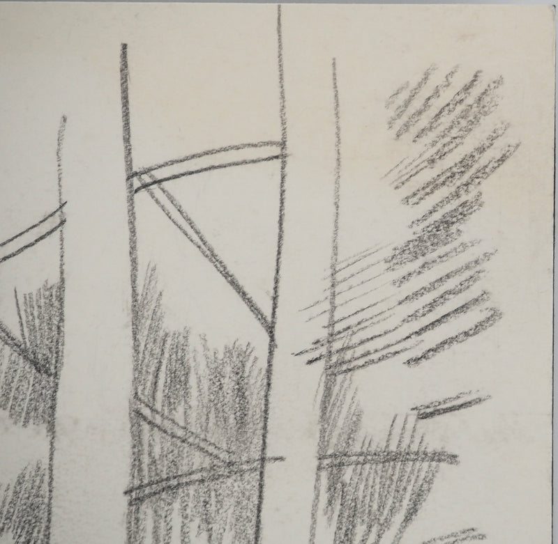 Maurice GENIS : Forêt tropicale, Dessin original