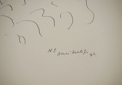 Henri MATISSE : La mariée et son jupon, Lithographie originale (photo de détail 2) - Crédit photo : Galerie Art.Paris