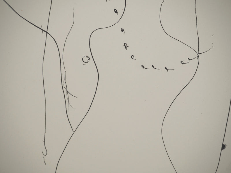 Henri MATISSE : La femme au collier de perles, Lithographie originale (photo de détail 5) - Crédit photo : Galerie Art.Paris