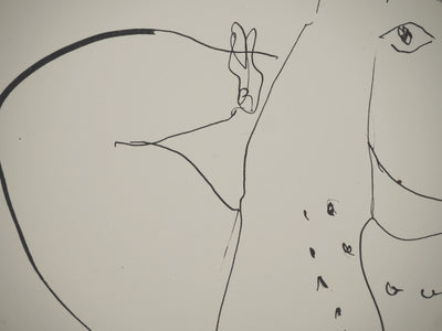 Henri MATISSE : La femme au collier de perles, Lithographie originale (photo de détail 6) - Crédit photo : Galerie Art.Paris