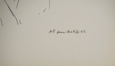 Henri MATISSE : Nu aux perles et au voile, Lithographie originale (photo de détail 2) - Crédit photo : Galerie Art.Paris