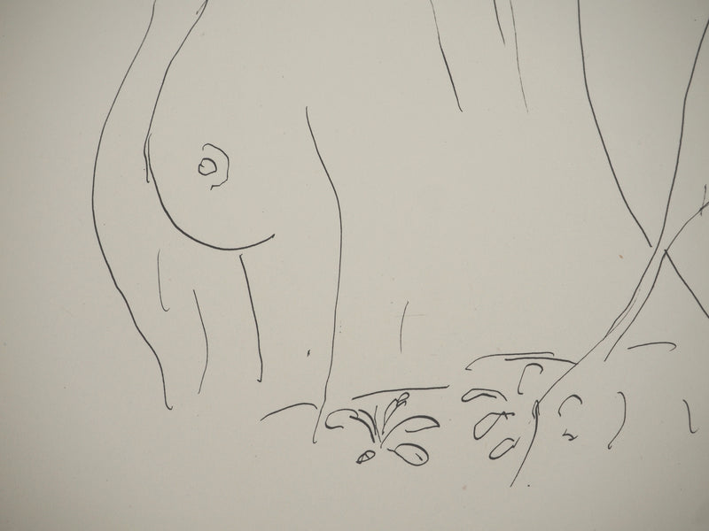 Henri MATISSE : Nu aux perles et au voile, Lithographie originale (photo de détail 4) - Crédit photo : Galerie Art.Paris