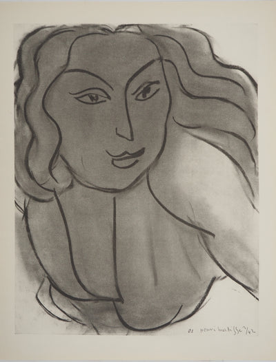 Henri MATISSE : La séductrice, Lithographie originale (vue générale) - Crédit photo : Galerie Art.Paris