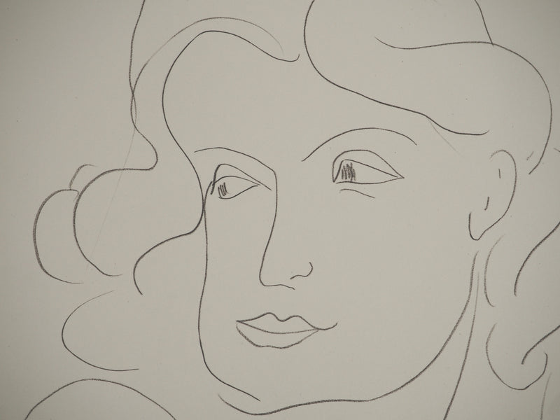 Henri MATISSE : La femme pensante, Lithographie originale (photo de détail 5) - Crédit photo : Galerie Art.Paris