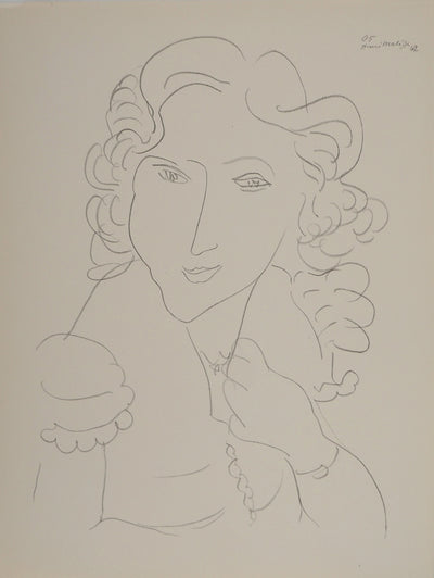 Henri MATISSE : La femme heureuse, Lithographie originale (vue générale) - Crédit photo : Galerie Art.Paris