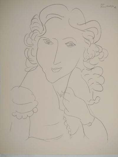 Henri MATISSE : La femme heureuse, Lithographie originale (photo de détail 2) - Crédit photo : Galerie Art.Paris