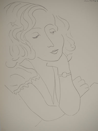 Henri MATISSE : La patience féminin, Lithographie originale (photo de détail 2) - Crédit photo : Galerie Art.Paris