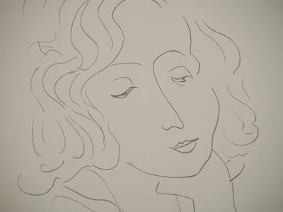 Henri MATISSE : La patience féminin, Lithographie originale (photo de détail 4) - Crédit photo : Galerie Art.Paris