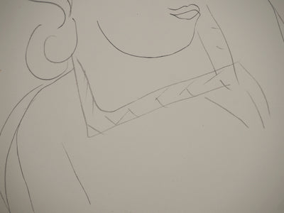 Henri MATISSE : Buste féminin aux fleur, Lithographie originale (photo de détail 5) - Crédit photo : Galerie Art.Paris