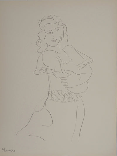 Henri MATISSE : La danseus, Lithographie originale (vue générale) - Crédit photo : Galerie Art.Paris