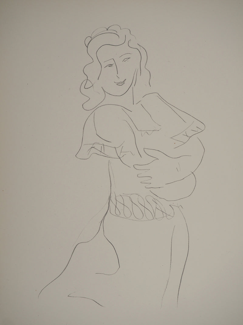 Henri MATISSE : La danseus, Lithographie originale (photo de détail 2) - Crédit photo : Galerie Art.Paris