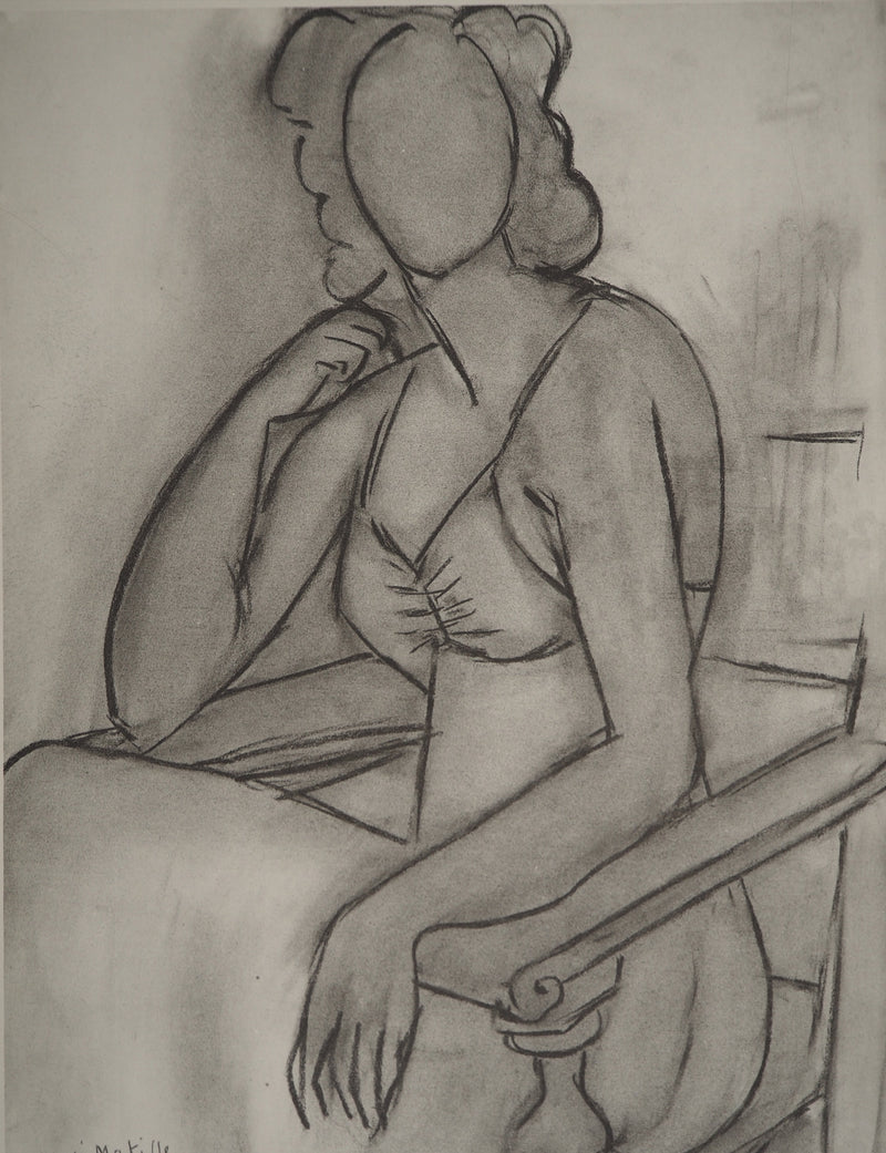 Henri MATISSE : Intimité féminin, Lithographie originale (photo de détail 2) - Crédit photo : Galerie Art.Paris