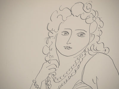 Henri MATISSE : Femme élégante assis, Lithographie originale (photo de détail 4) - Crédit photo : Galerie Art.Paris