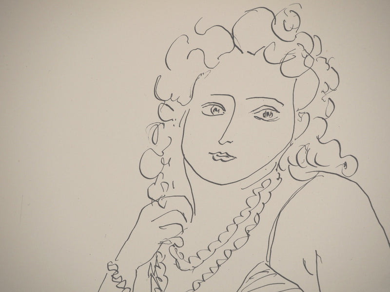 Henri MATISSE : Femme élégante assis, Lithographie originale (photo de détail 4) - Crédit photo : Galerie Art.Paris