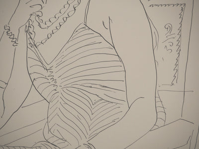 Henri MATISSE : Femme élégante assis, Lithographie originale (photo de détail 5) - Crédit photo : Galerie Art.Paris