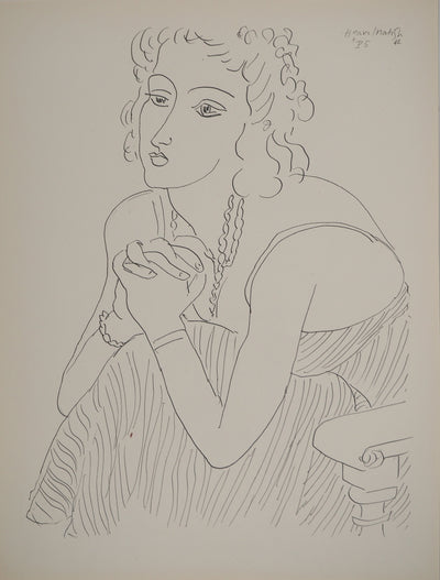 Henri MATISSE : La muse supplian, Lithographie originale (vue générale) - Crédit photo : Galerie Art.Paris