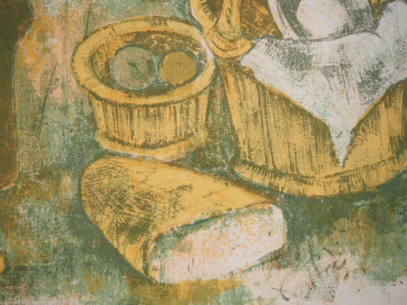 André MINAUX : Pique-nique dans la prairie, Lithographie originale (photo de détail 5) - Crédit photo : Galerie Art.Paris