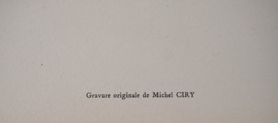 Michel CIRY : Vue sur le port , Gravure originale (photo de détail 8) - Crédit photo : Galerie Art.Paris