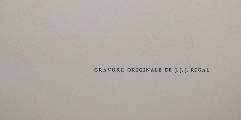 Jacques Jean Joachim RIGAL : La Rue de nuit, Gravure originale