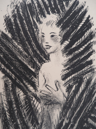 Gérard COCHET : Jeune fille, Lithographie originale (photo de détail 4) - Crédit photo : Galerie Art.Paris