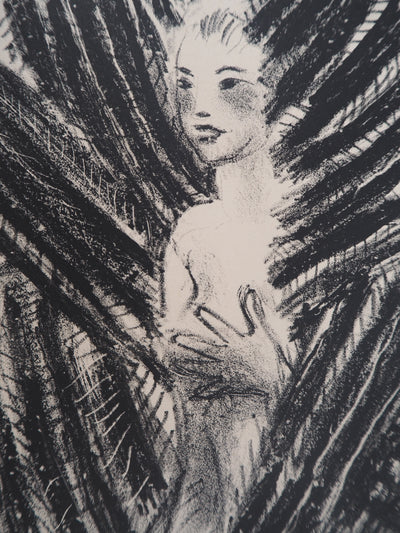 Gérard COCHET : Jeune fille, Lithographie originale (photo de détail 5) - Crédit photo : Galerie Art.Paris