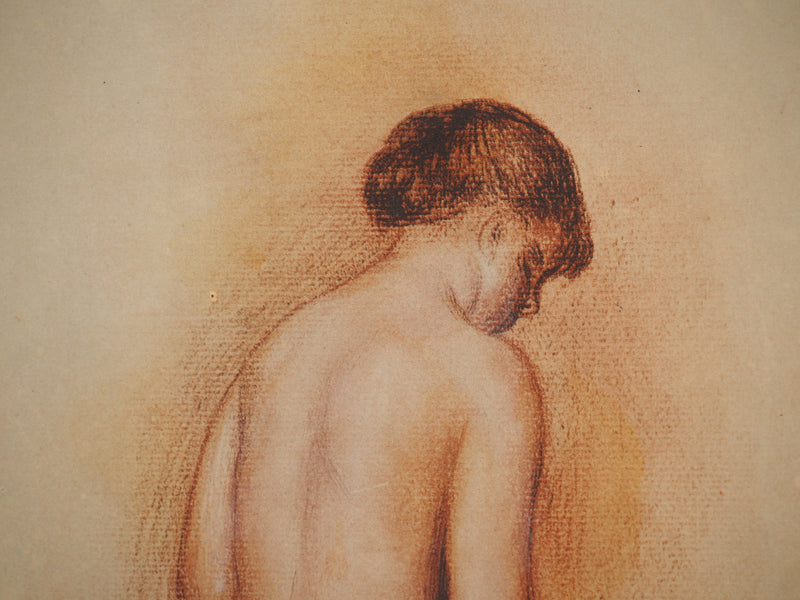 Pierre-Auguste RENOIR : Nu au drap, Lithographie originale (photo de détail 4) - Crédit photo : Galerie Art.Paris