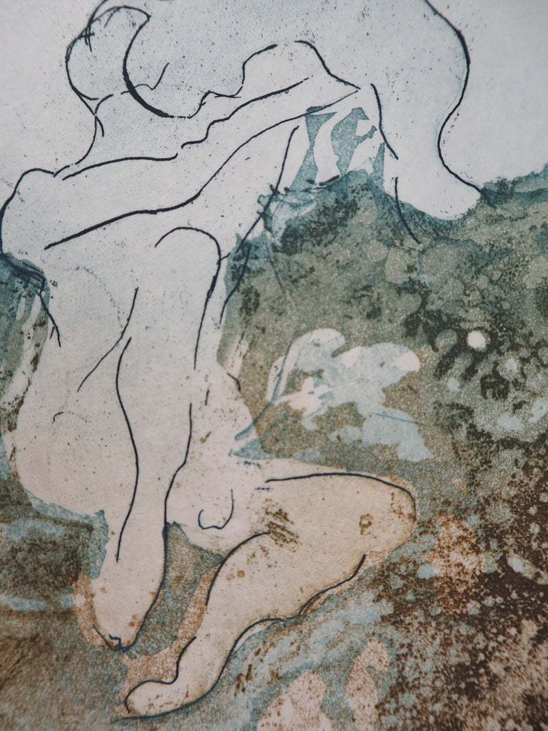 Dorothea TANNING : Baignade,, Gravure originale (photo de détail 6) - Crédit photo : Galerie Art.Paris