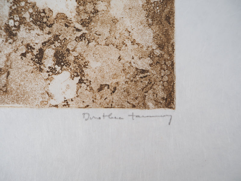 Dorothea TANNING : Baignade,, Gravure originale (photo de détail 2) - Crédit photo : Galerie Art.Paris