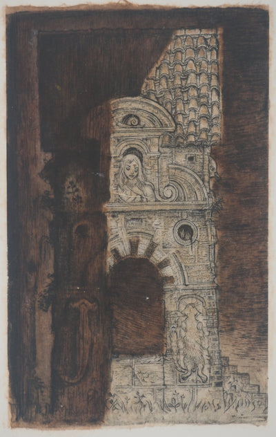 Christian ROBILLIARD : De la Méditerranée aux Flandres, Gravure originale signée