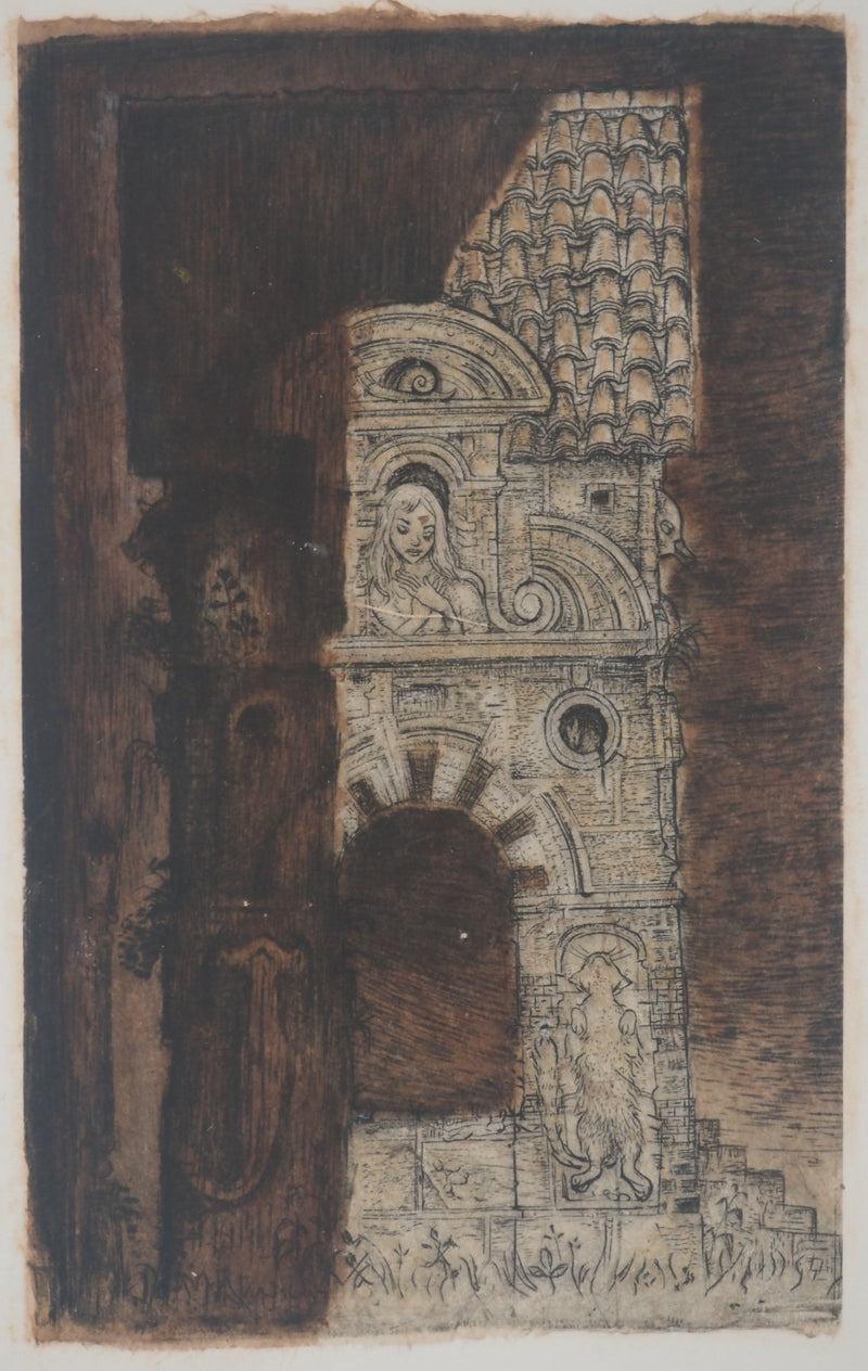 Christian ROBILLIARD : De la Méditerranée aux Flandres, Gravure originale signée