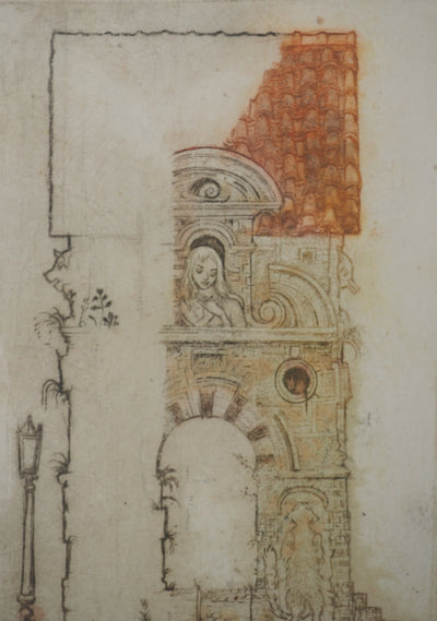 Christian ROBILLIARD : De la Méditerranée aux Flandres, Gravure originale signée