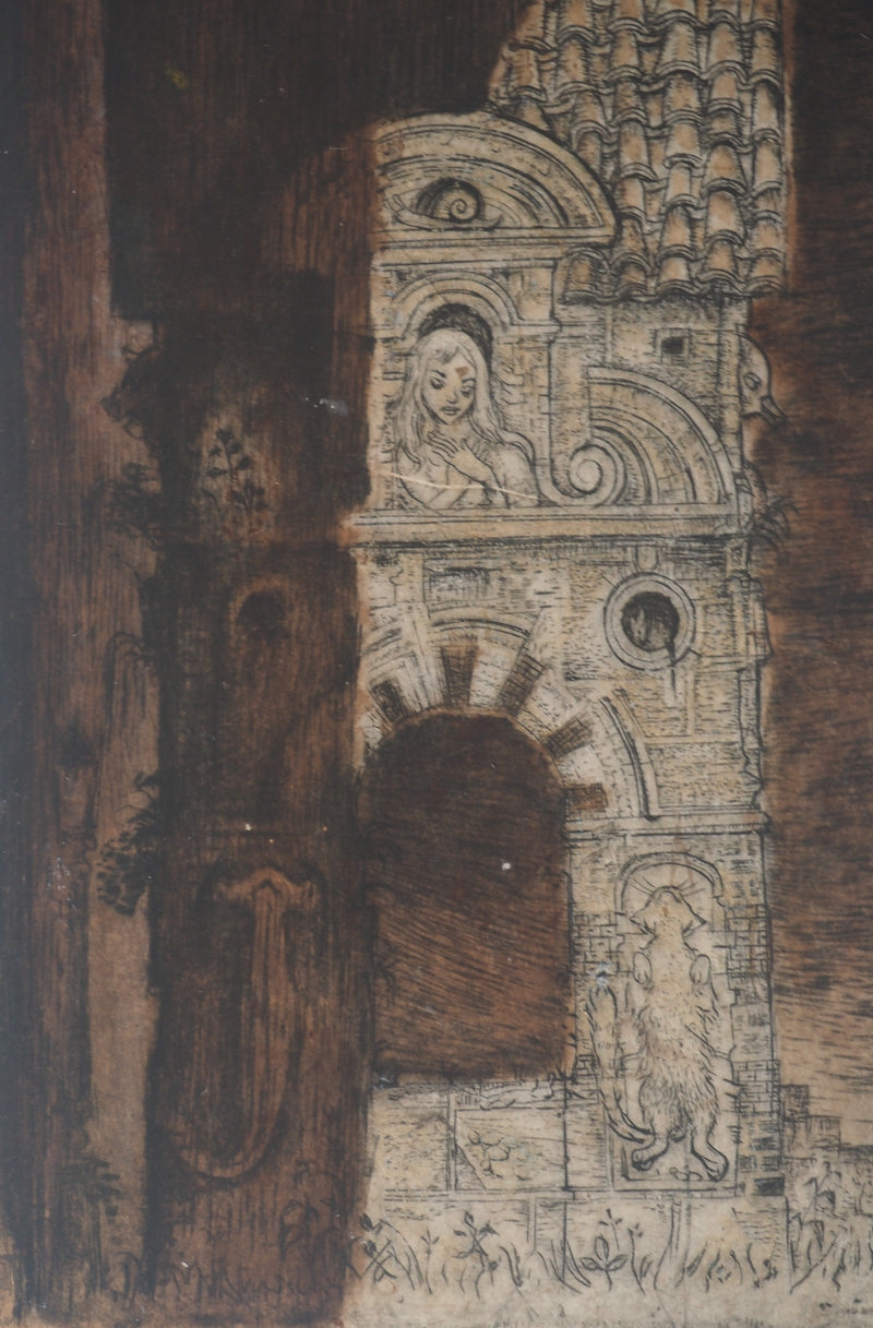 Christian ROBILLIARD : De la Méditerranée aux Flandres, Gravure originale signée