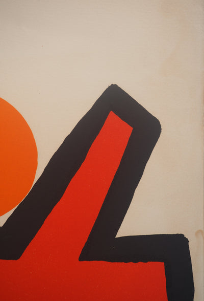 Alexander CALDER : Asymétrie, Lithographie originale signée