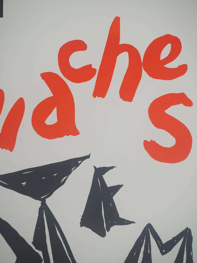 Alexander CALDER : Gouaches, Affiche en lithographie originale
