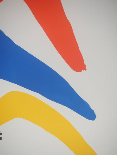 Alexander CALDER : Stabiles colorés, Affiche en lithographie originale
