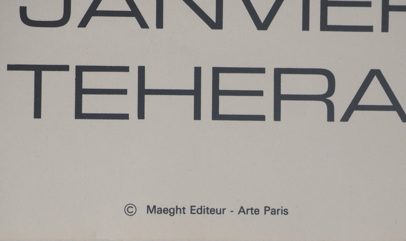 Alexander CALDER : Arbre heureux, Affiche en lithographie originale signée