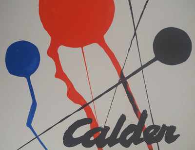 Alexander CALDER : Flèches, Affiche en lithographie originale signée