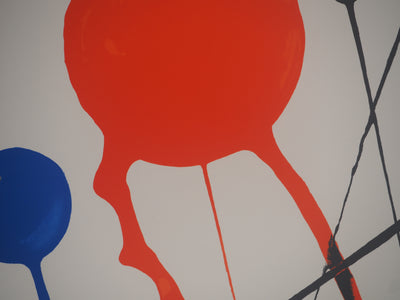 Alexander CALDER : Flèches, Affiche en lithographie originale signée