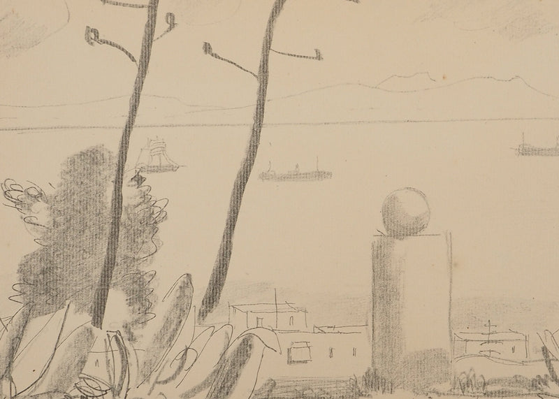 Maurice BARRAUD : Tunisie : Sidi Bou Saïd, Lithographie originale
