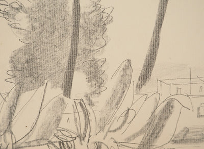 Maurice BARRAUD : Tunisie : Sidi Bou Saïd, Lithographie originale