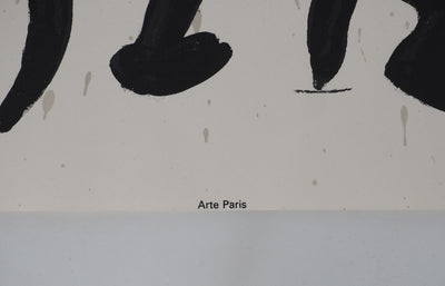 Joan MIRO : Peintures sur papier, dessins, Affiche en lithographie originale signée