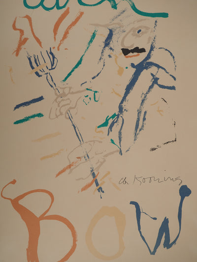 Willem DE KOONING : Main Bow, Lithographie signée