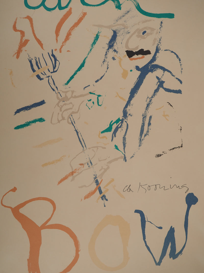Willem DE KOONING : Main Bow, Lithographie signée