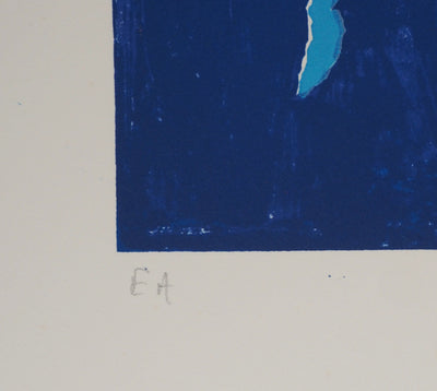 André LANSKOY : La voix retentit de nouveau, Lithographie originale signée