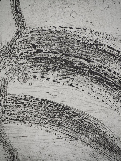 Bengt LINDSTROM : Le Chamane au chapeau, Gravure originale (photo de détail 6) - Crédit photo : Galerie Art.Paris